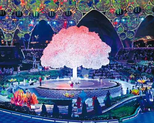 ■杜拜世博上周舉行盛大開幕禮。