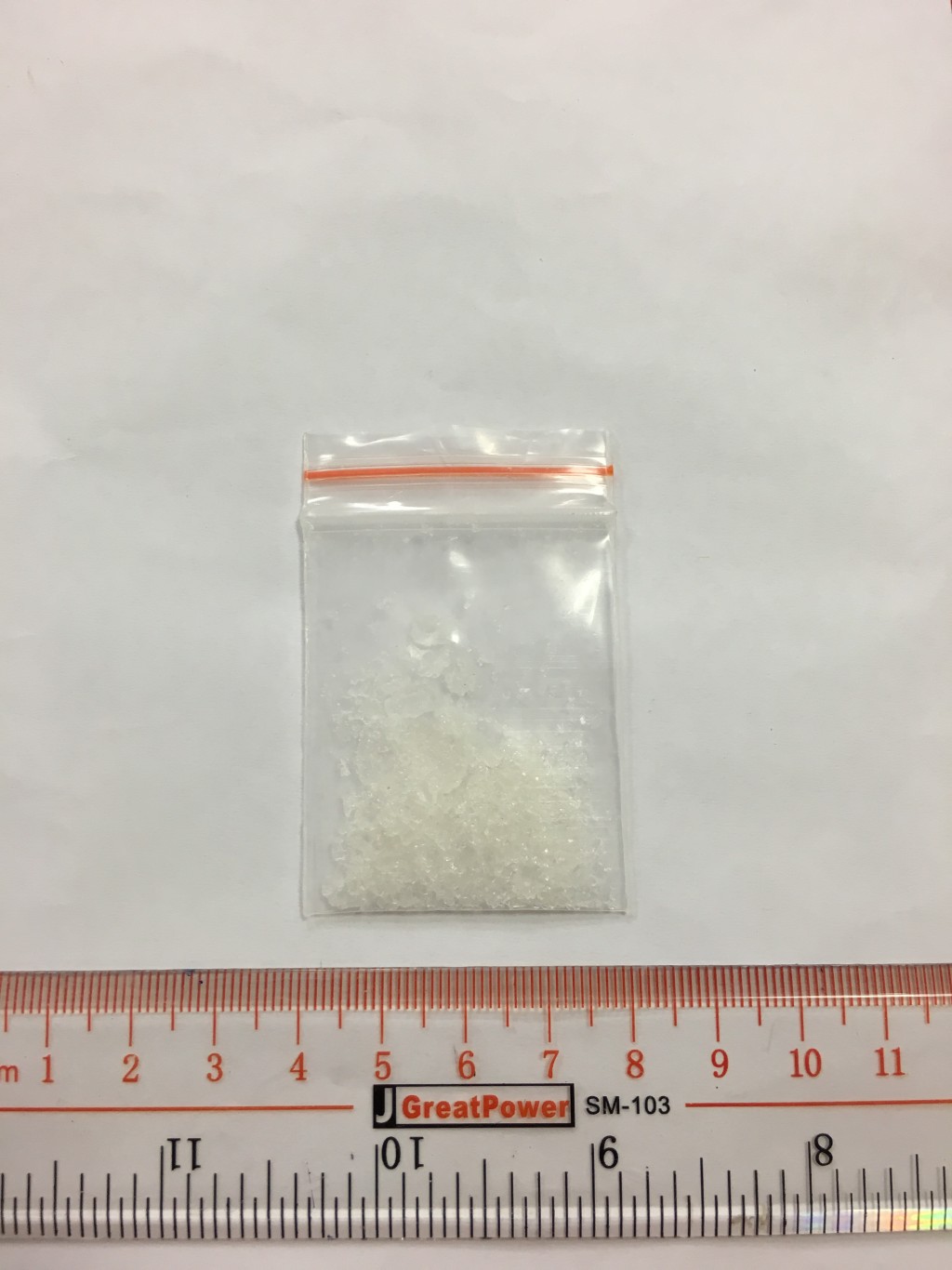 警方檢獲的證物。