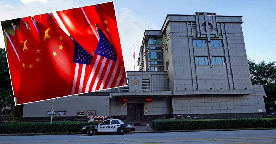 美國要求中方關閉在休斯敦的使領館。AP