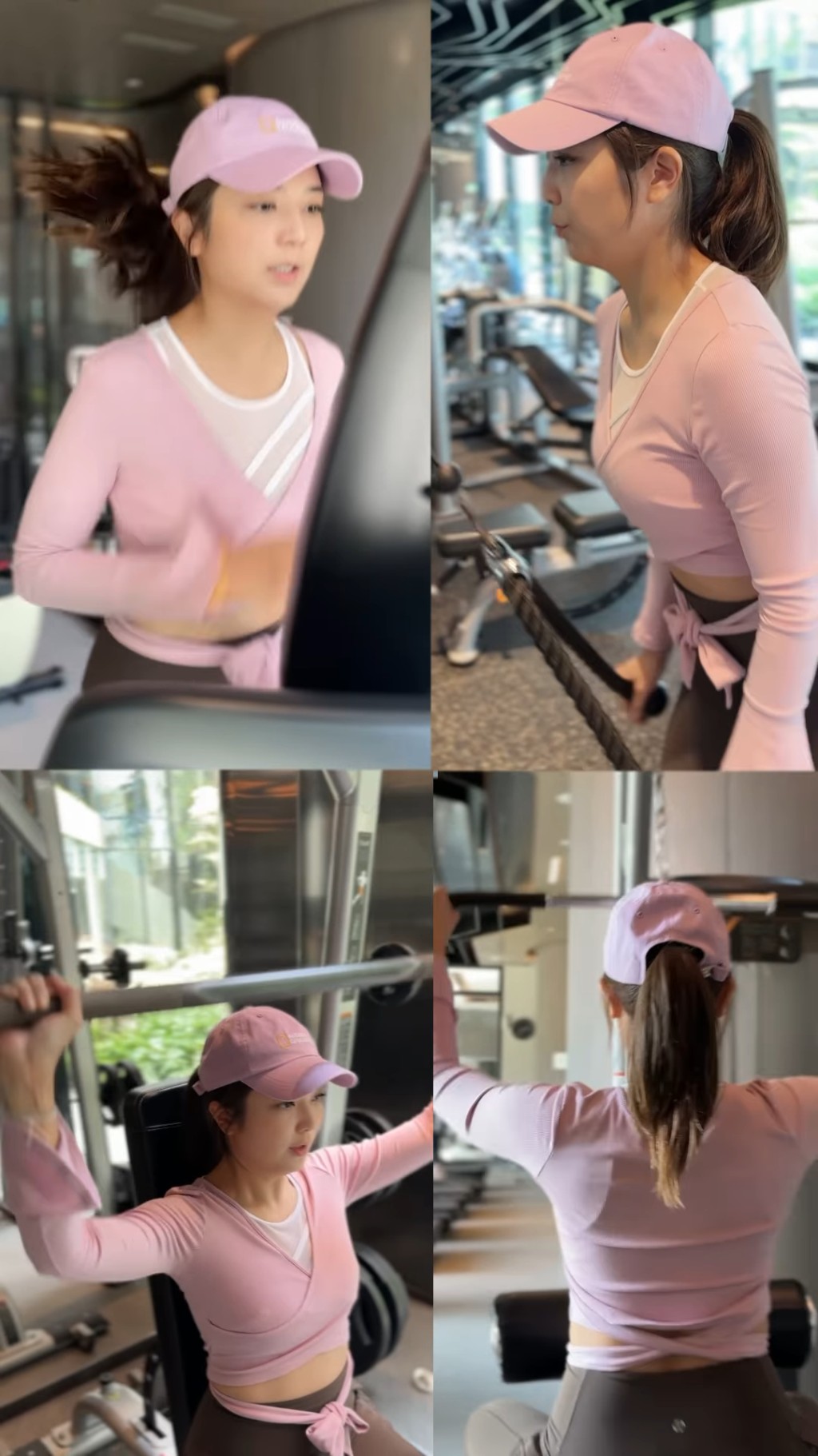 单文柔日前分享一段努力健身的影片，指不想再被问「系咪有咗」。