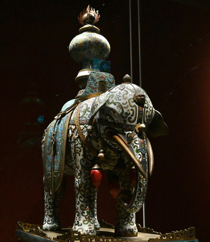 香港故宮文化博物館展品「太平有象」。梁文輝攝