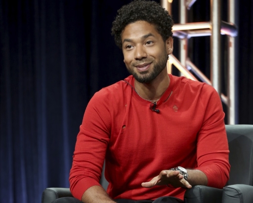 懷疑被襲男星Jussie Smollett 。AP