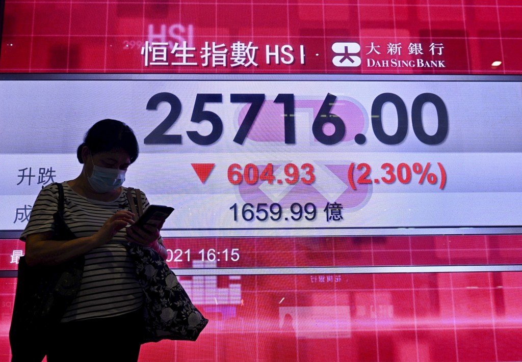 港股昨日收報25716點。