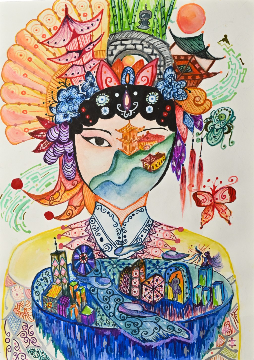 作品名稱︰《蘇戲幻鏡》。