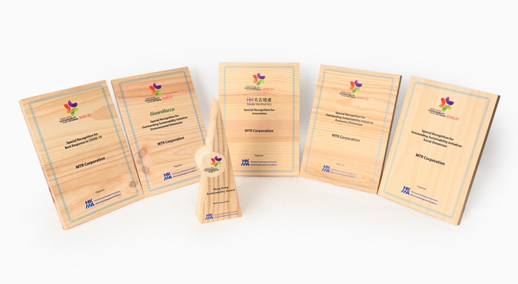 港铁公司获颁六个奖项。