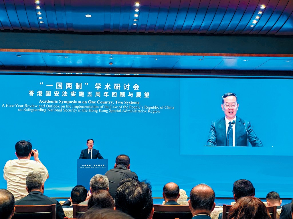 中國社會科學院院長高翔發表開幕致辭。