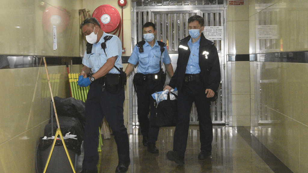 警方到場調查。