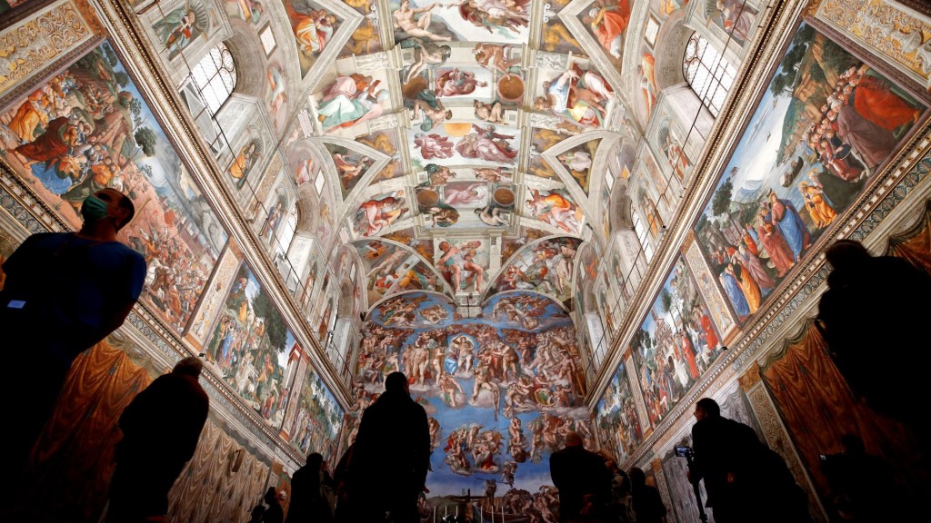 西斯汀小聖堂(Sistine Chapel)。 美聯社 西斯汀小聖堂(Sistine Chapel)。 美聯社
