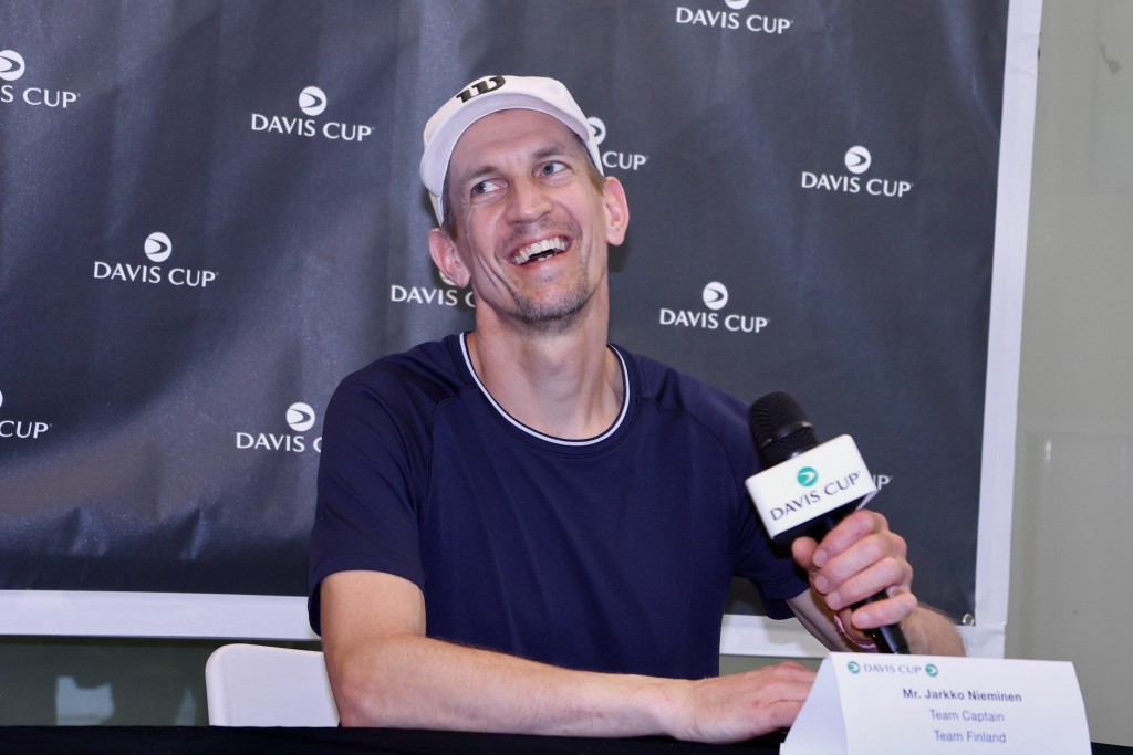 曾是芬蘭台維斯盃主力，現為芬蘭隊隊長的尼米倫。徐嘉華攝