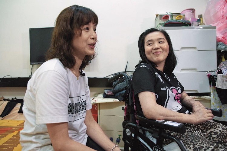 林佩璇現今智力只剩下3歲左右。網上圖片