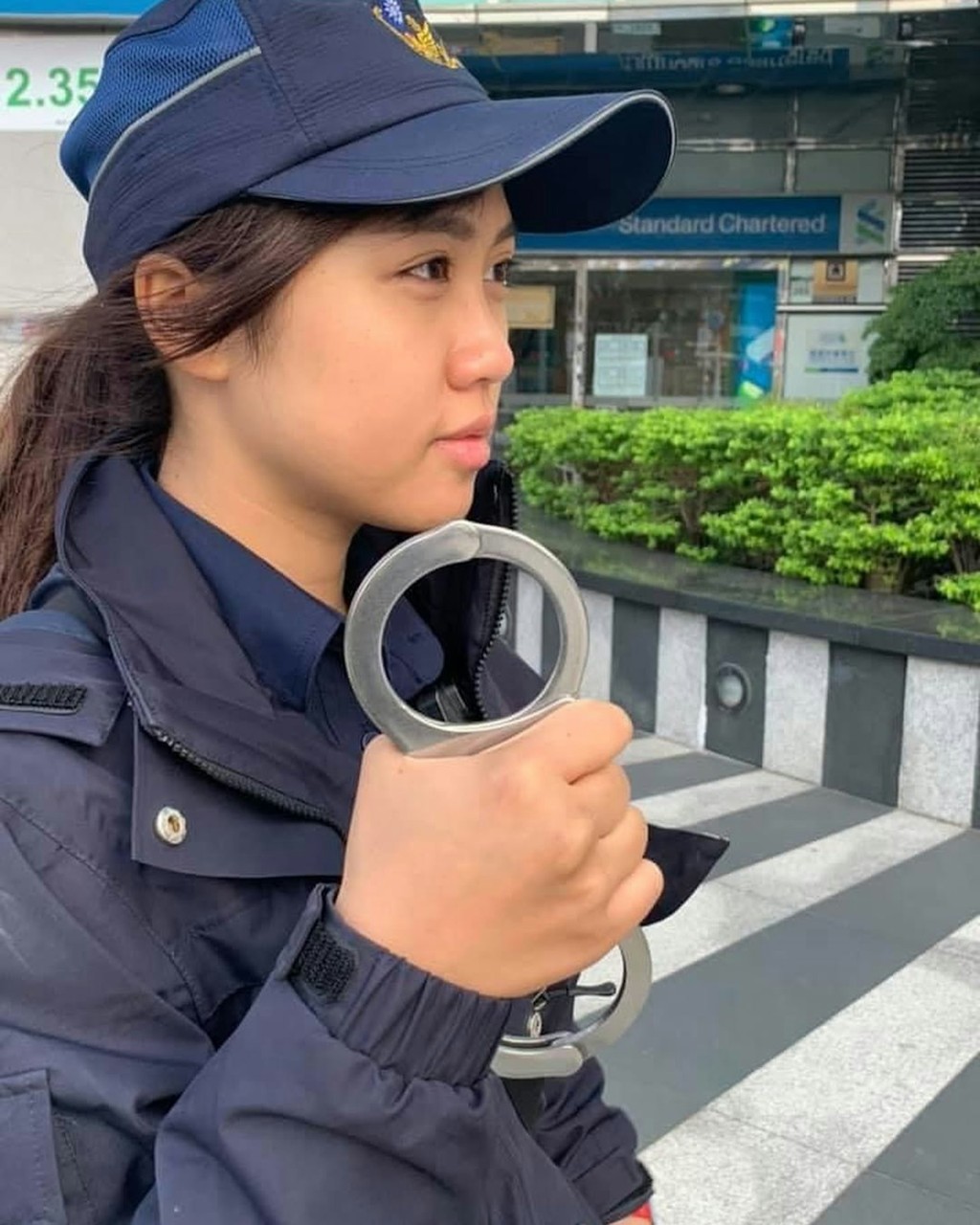 高雄女警蔡玉貝在網上人氣很高。IG