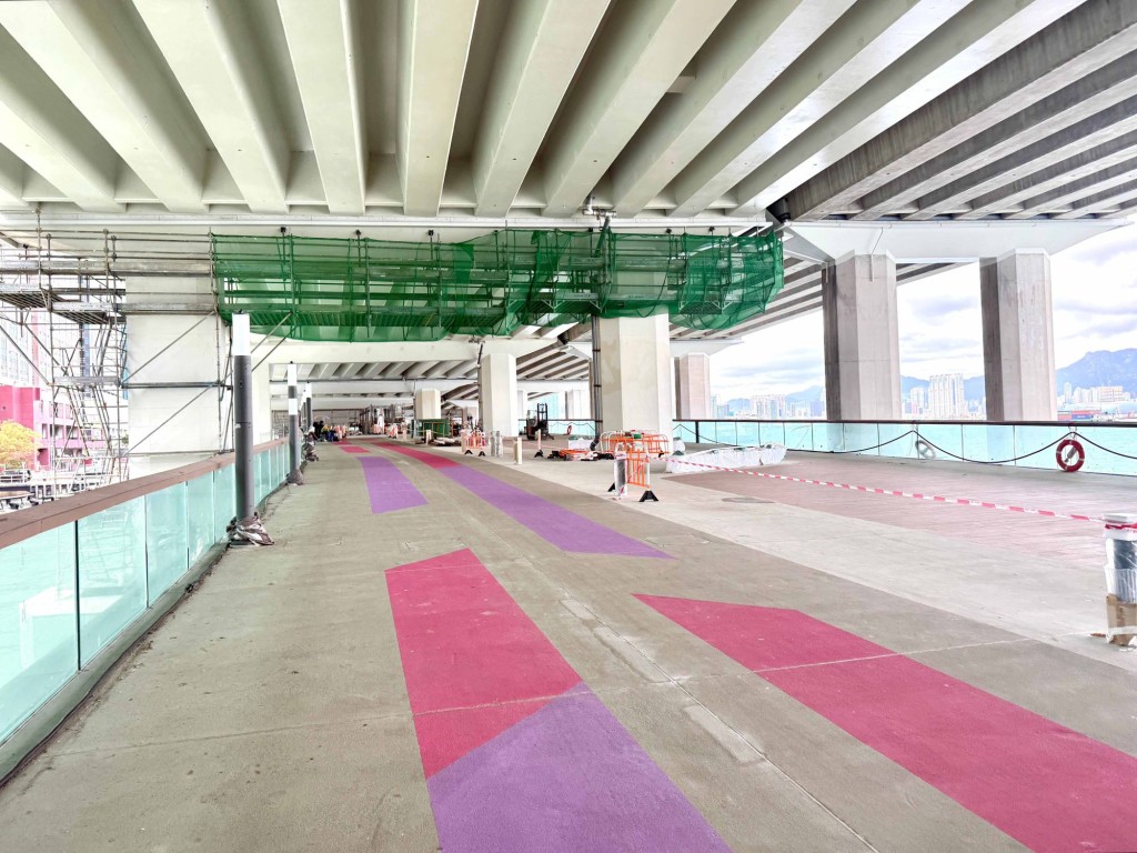 北角東岸板道(東段)預計於今年12月逐步開放。 北角東岸板道(東段)預計於今年12月逐步開放。