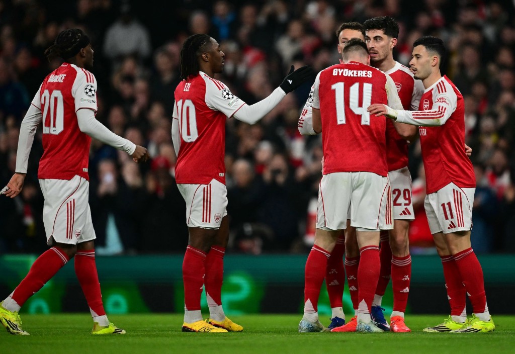 阿仙奴8戰全勝創歷史。路透社