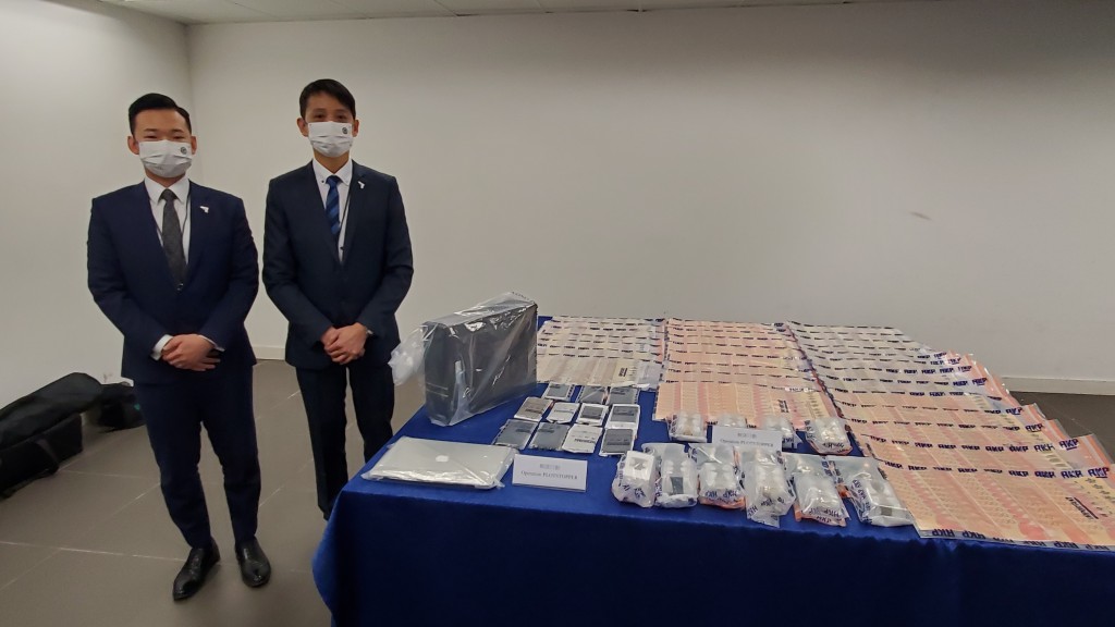 新界北總區搗專呃長者詐騙集團拘7人 17歲涉案學生為數百元報酬上門收款