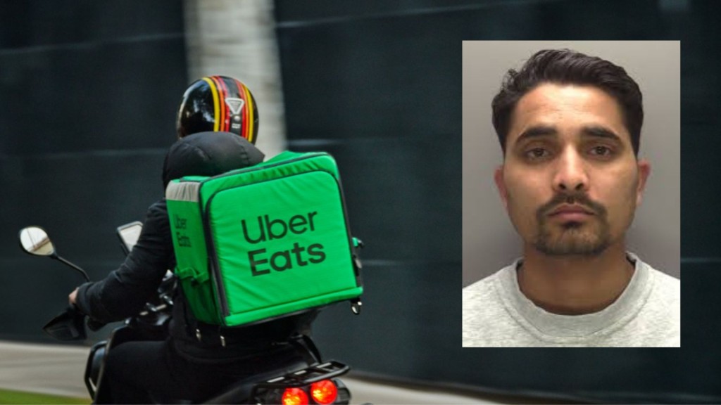 外送員送餐看上女顧客搭訕要IG　幾小時後折返強姦囚44月