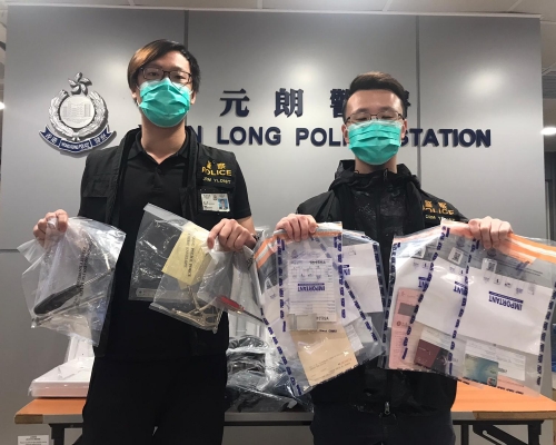 警方搜獲部分贓物。