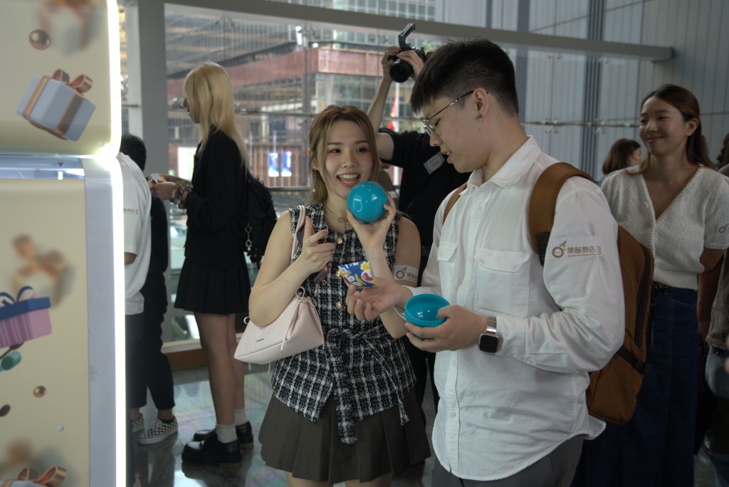 場內設有OpenRice主題即影即有拍照區及扭蛋機供嘉賓參與 場內設有OpenRice主題即影即有拍照區及扭蛋機供嘉賓參與