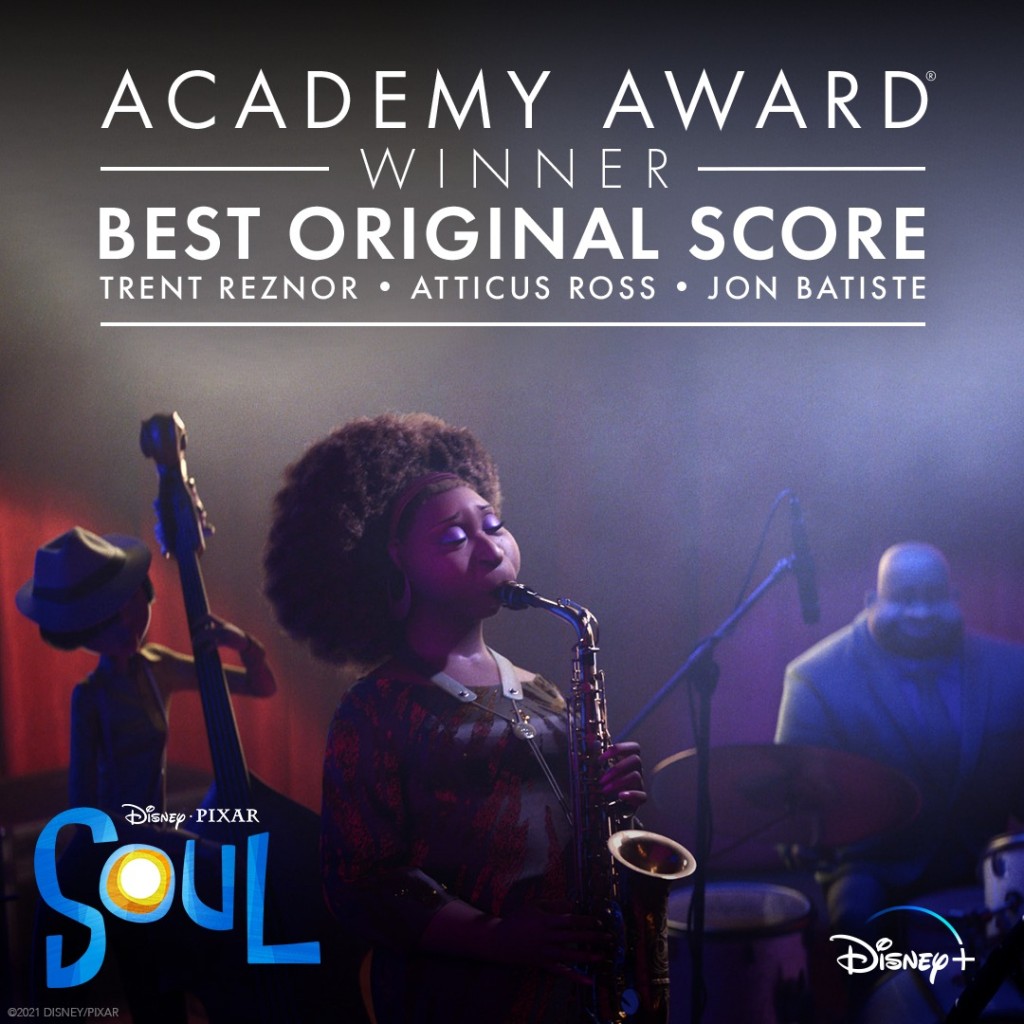 彼思動畫《靈魂奇遇記》贏得「最佳原創配樂」。