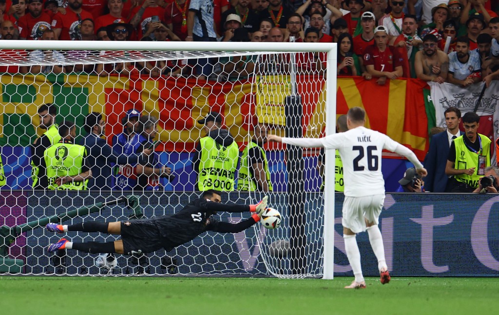 迪奥高哥斯达连救3个12码创欧国杯历史。REUTERS