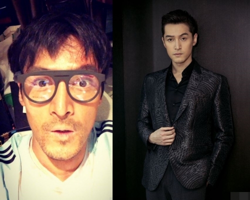 胡歌分享鬚根照。胡歌微博圖片