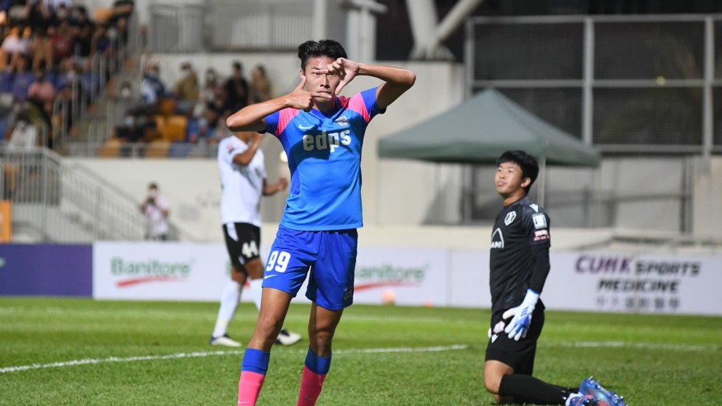 傑志7:0大勝南區。 本報記者攝