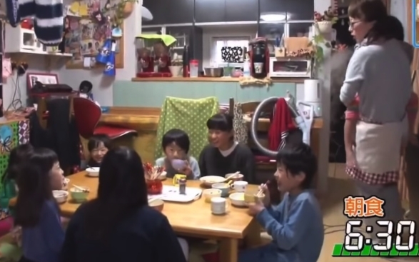 早上6時半一同吃早餐。網圖