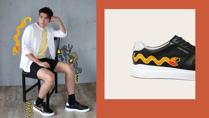 Cole Haan x Keith Haring GrandPrø Rally Court 運動鞋/$1,790。 