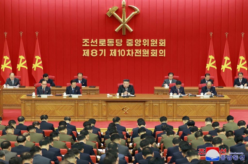 韓連續2天召開黨中央全員會議。路透社