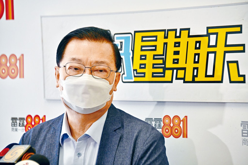 譚耀宗表示,個人期望港府明年八月能完成廿三條立法工作。