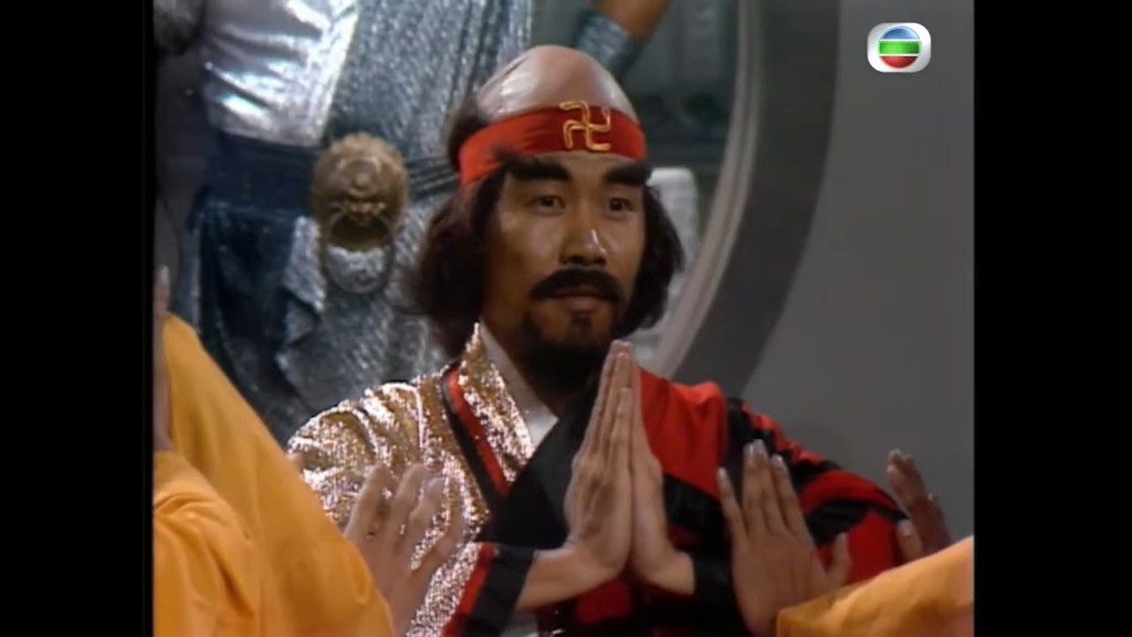 张雷当年演《神雕侠侣》中的「金轮法王」成为代表作。