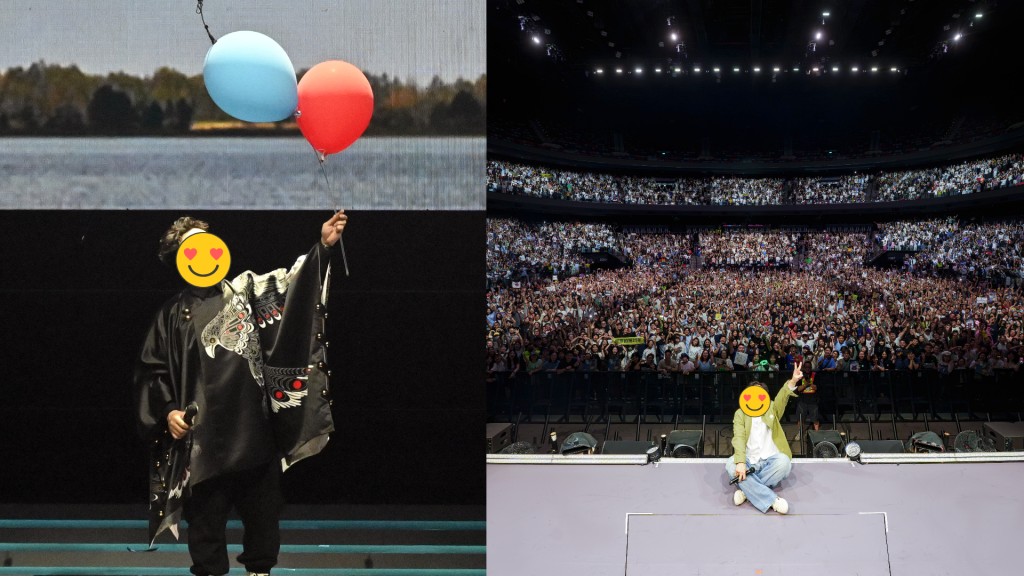 樂壇巨星撇甩老婆獨自尋歡   單拖現身球場撩女仔被全程直擊   罕有主動「埋身」兩美女笑開懷