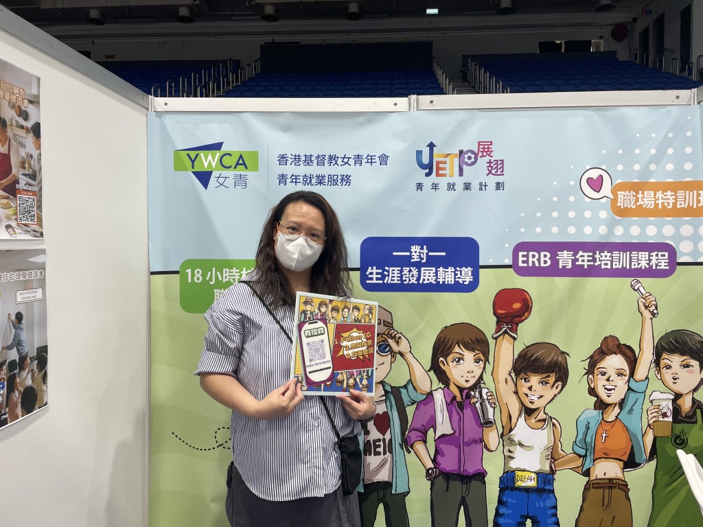 服務機構的統籌人員周女士。蔡思宇攝