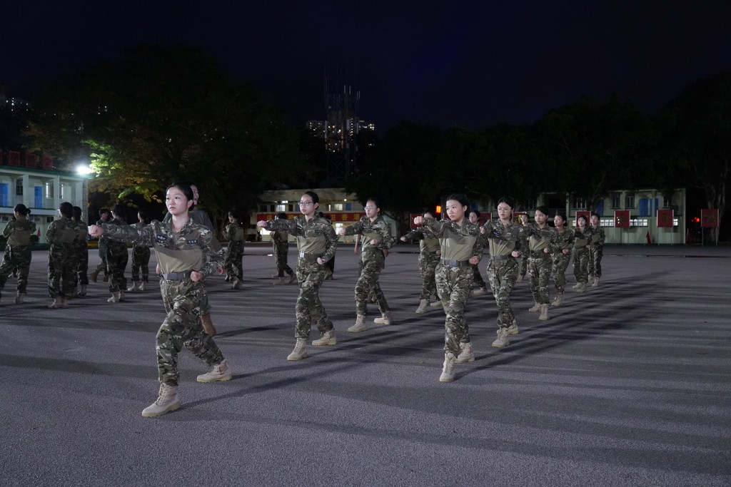 單個軍人隊列動作。政府新聞網圖片