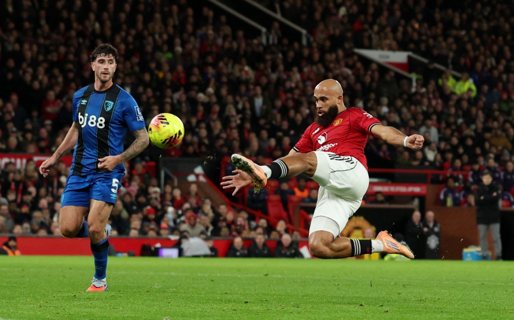 麥比奧莫今季英超累積6球，是曼聯的首席射手。路透社