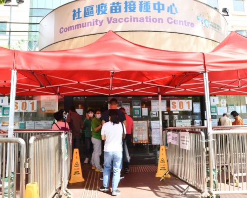 本港已有100萬人完成接種兩劑新冠疫苗。