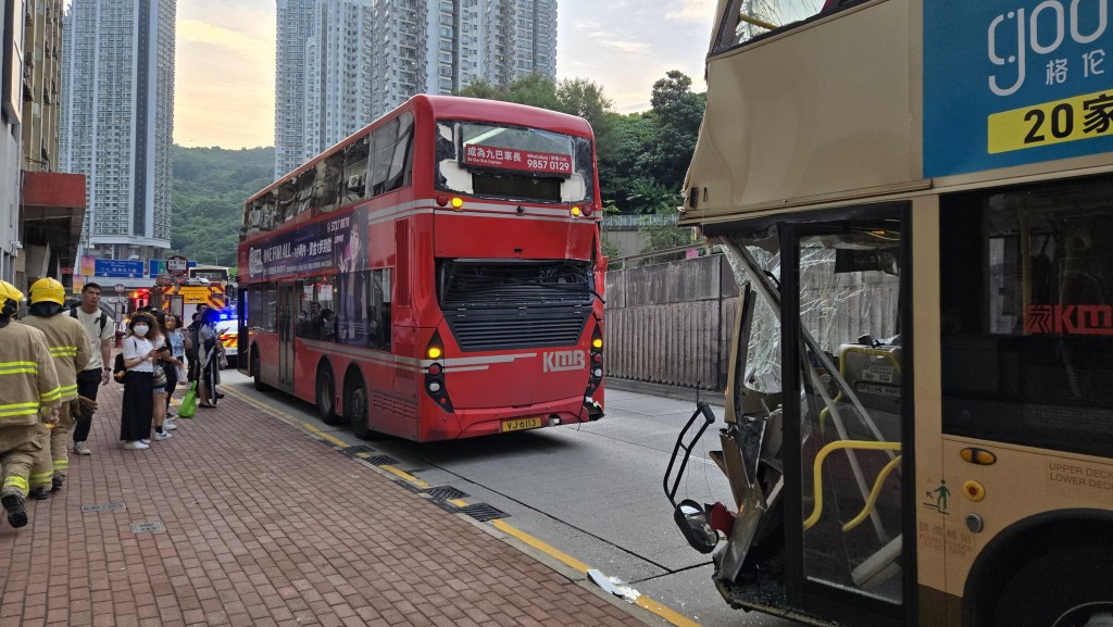 现场为荃湾青山公路近南丰纱厂对开。