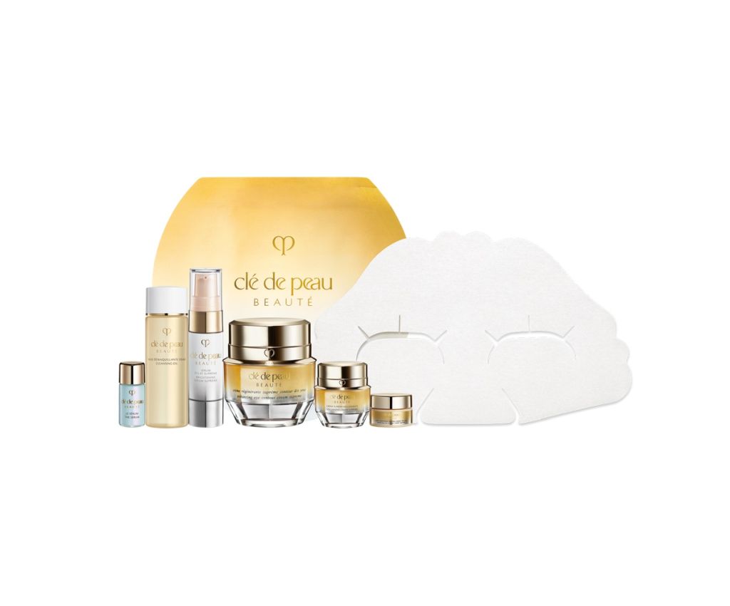 CLÉ DE PEAU BEAUTÉ - 高效焕活眼霜套装 $2,100 (原价$3,650 - 42%OFF)：高效焕活眼霜 15ml & 2ml、铂钻焕肤洁颜油 20ml、高效焕采亮白精华 9ml、高效立体充盈面霜 5ml、焕活细胞精华 3ml、高效焕活眼膜 1片