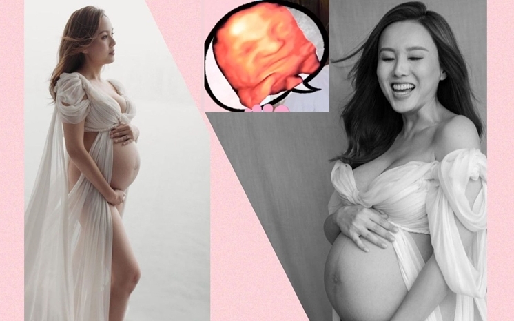 快生得嘅楊洛婷個肚同個胸一樣咁堅挺。