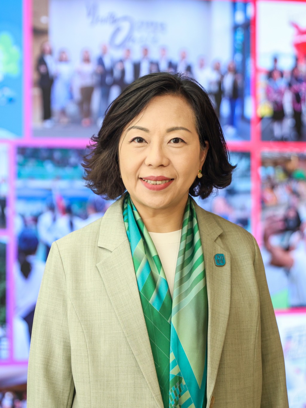 麥美娟表示,國安教育地區導師可深入社區不同的地方,向市民推廣國家安全的訊息。何家豪攝 麥美娟表示,國安教育地區導師可深入社區不同的地方,向市民推廣國家安全的訊息。何家豪攝