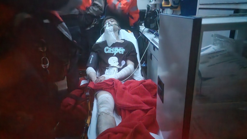 3名傷者受傷送院。