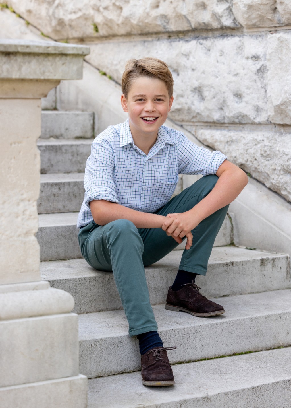 小王子喬治周六迎來10歲生日。路透社