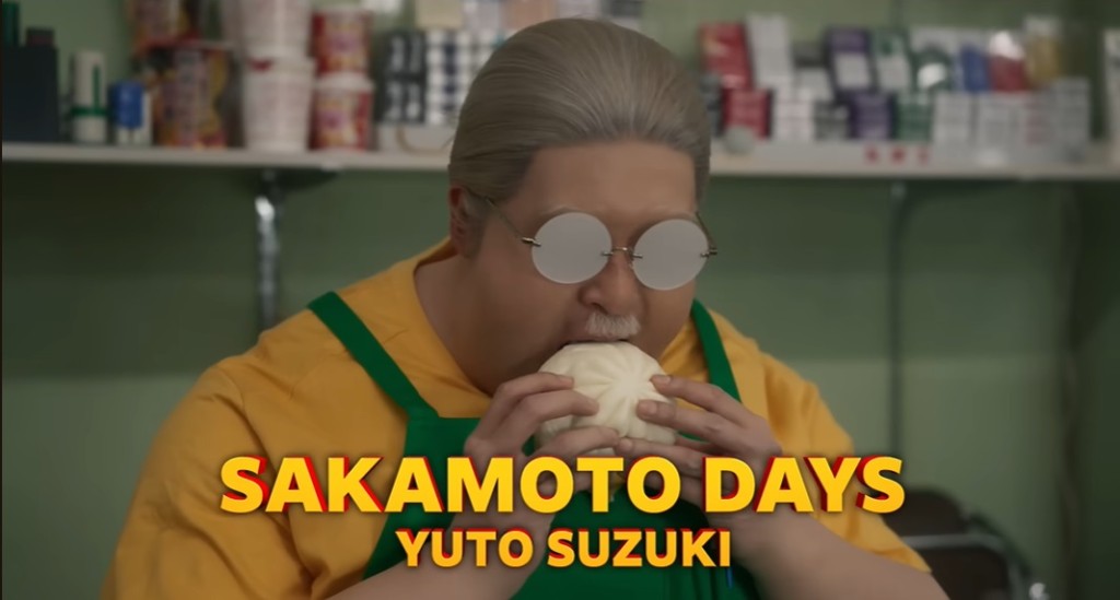 最新預告片中加插了不少坂本大啖肉包,以及鯨吞杯麵的搞笑場面。 最新預告片中加插了不少坂本大啖肉包,以及鯨吞杯麵的搞笑場面。