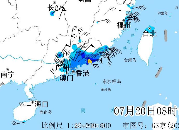 風速圖。