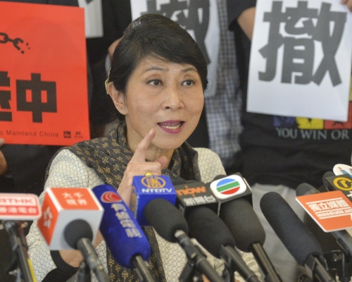 毛孟靜表示民主派已預料指引會獲通過。資料圖片