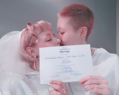 卓林與Andi在11月8日已經結婚。