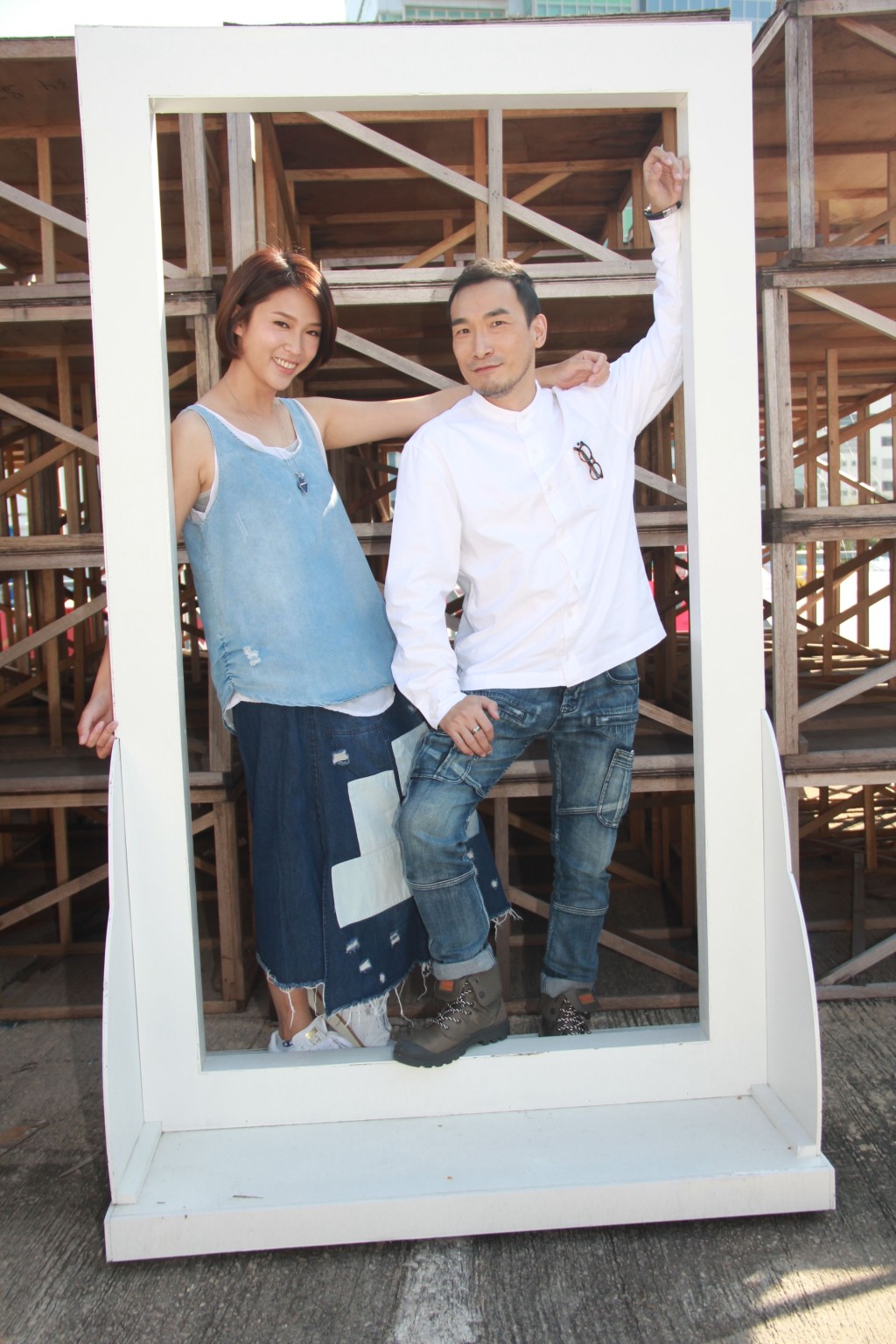 Joman和泰臣相识多年，原来一直未有机会同框，更嫌今次未够喉。