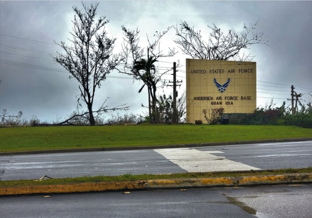 關島安德森空軍基地。網上圖片