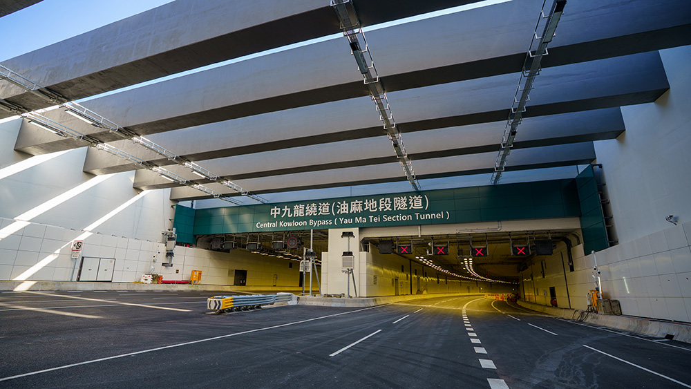中九龍繞道由今年底先通車的油麻地段。局長網誌 中九龍繞道由今年底先通車的油麻地段。局長網誌