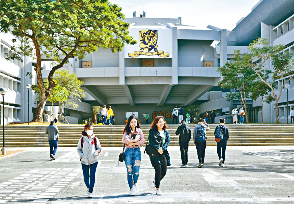 消息指政府有意將八間教資會資助大學的非本地生學額上限增加。資料圖片