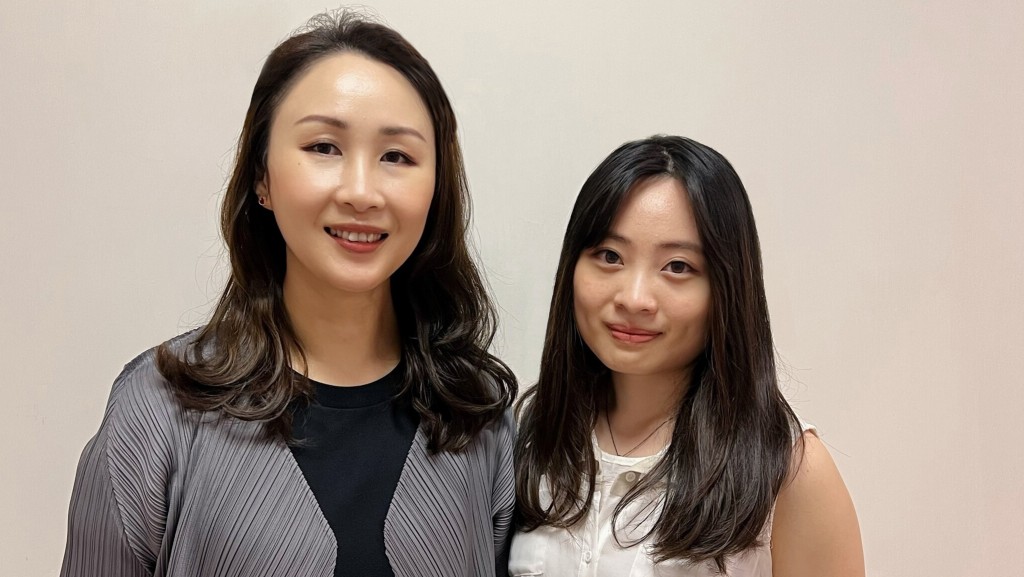 中大醫學院婦產科學系教授潘昭頤（左）、臨床講師梁曉如醫生（右）。網圖